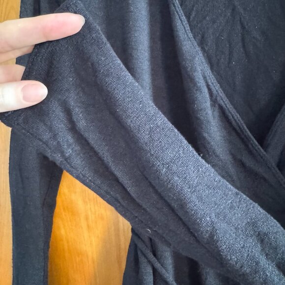 Aritzia Wilfred Free Katsia Longsleeve Wrap Sweater - Picture 8 of 9